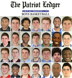 The Patriot Ledger All-Scholastic boys basketball team for the winter of 2018-2019. (Tom Gorman/For The Patriot Ledger)