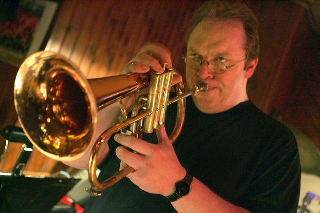 The John Allmark, above, and his Jazz Orchestra are at The Me in Pawtucket. [The Providence Journal, file / Connie Grosch]