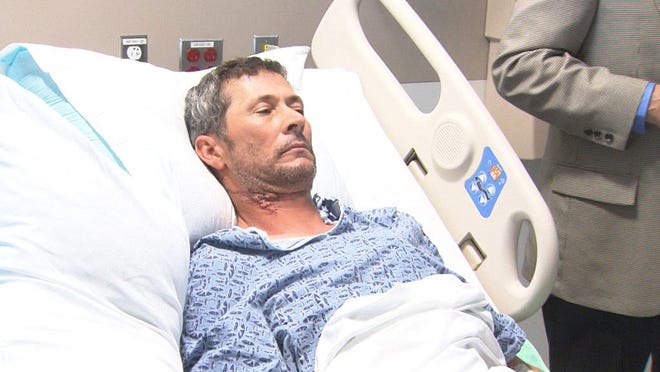 Ilton Rodrigues is arraigned from his hospital bed at Boston Medical Center, Monday, May 6, 2019. (WBZ/pool photo)