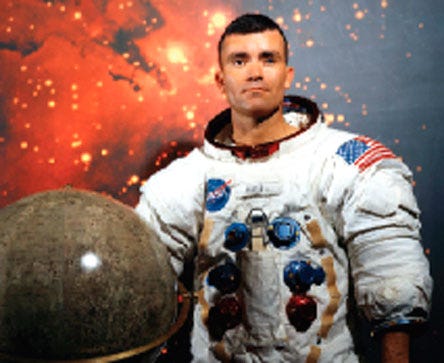 Fred Wallace Haise Jr. is featured at the next Viking Speaker Series showcase.