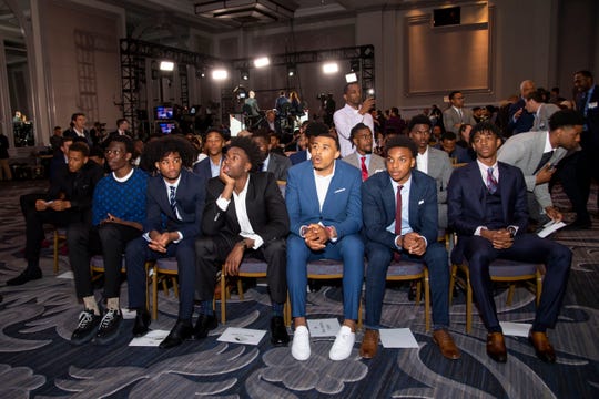 Some of the NBA draft's top prospects are seen at 2019 NBA Draft Lottery at the Hilton Chicago.