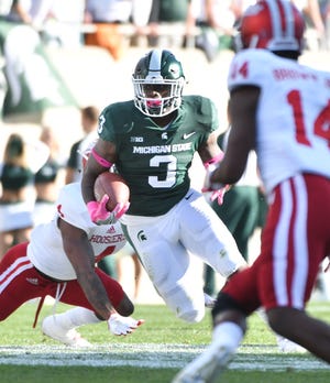 Former Michigan State running back LJ Scott was waived by the Cleveland Browns on Thursday.