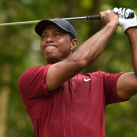 Tiger Woods finished second at the 2018 PGA...