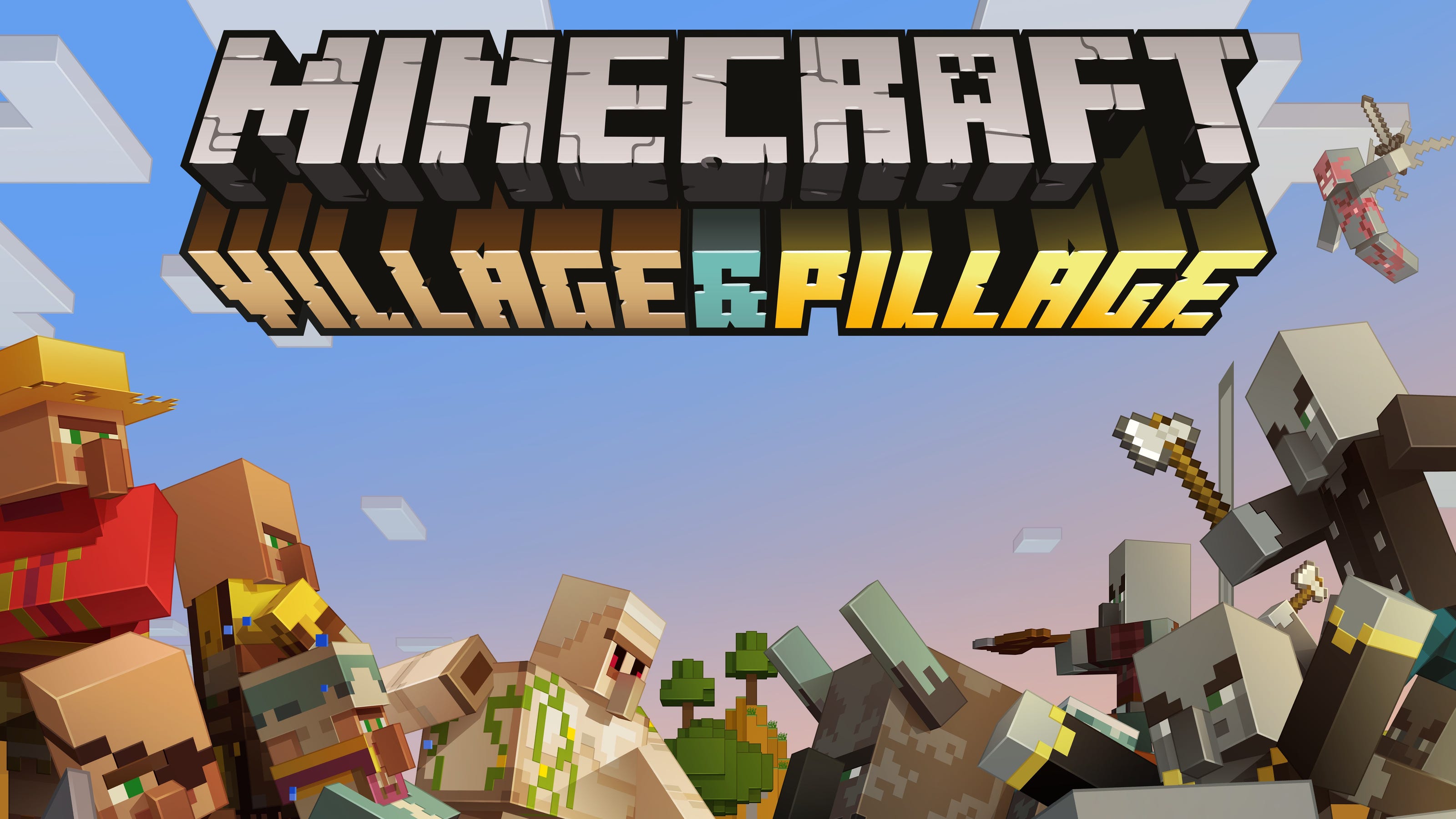 New Minecraft Update Means Better Villages Pillagers With Crossbows