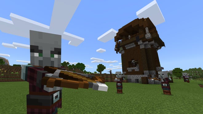 Immorality Stumble incident New 'Minecraft' update means better villages, pillagers with crossbows