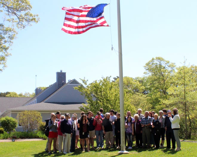 Scenes from the 2018 Intergenerational Memorial Day Breakfast at the Barnstable Senior Center. Always a memorable and moving experience, the event includes a roundtable discussion with veterans and Barnstable High School students. [BP FILE PHOTO BY RACHAEL DEVANEY]