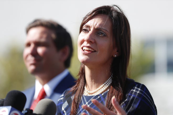 Lt. Gov. Jeanette Nunez, who was charged by DeSantis to oversee health-care issues, appears to be playing a key role in running the Florida Department of Health while it does not have a secretary.

[AP File Photo]