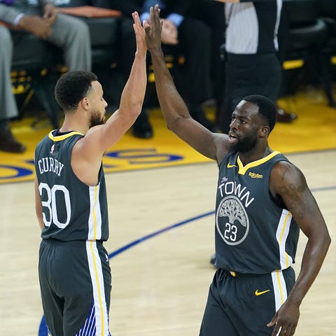 Stephen Curry and Draymond Green