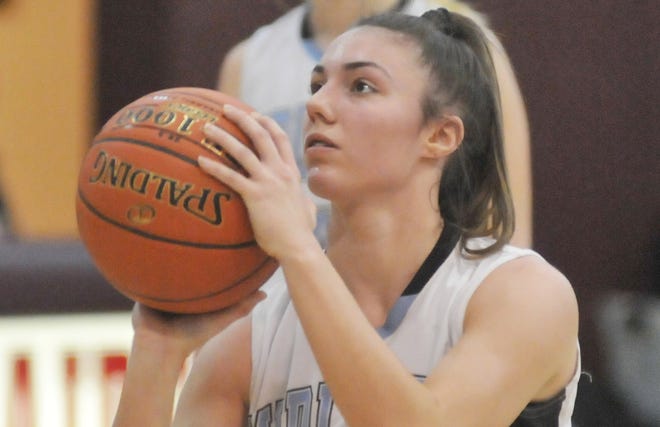 Alaina Forbes of Midlakes was named Class B second team All-State for a second straight year. [Jack Haley/Messenger Post Media]