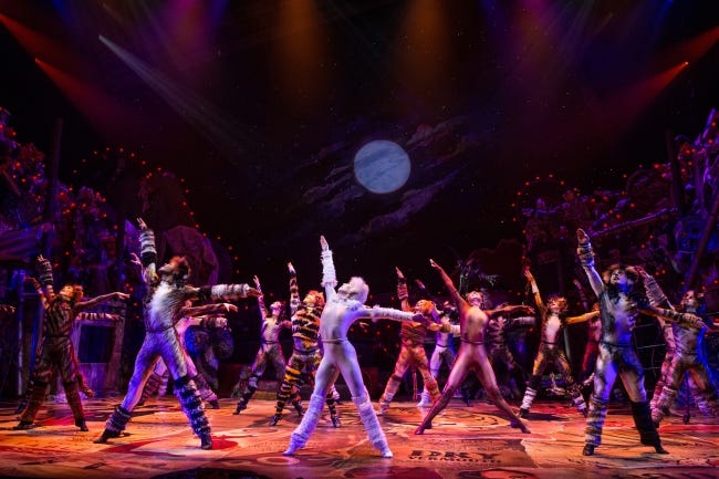 The North American tour company of "Cats" performs. [Matthew Murphy]