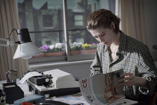 This image released by A24 shows Honor Swinton Byrne in a scene from "The Souvenir." (A24 via AP)