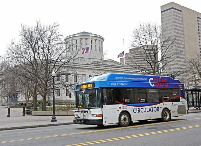 The Central Ohio Transit Authority has no immediate plans to ask Franklin County voters to raise the sales tax to pay for light rail or dedicated rapid-transit bus lanes, but a transit advocacy group would like to see such a tax issue

on the ballot next year. [Dispatch file photo]
