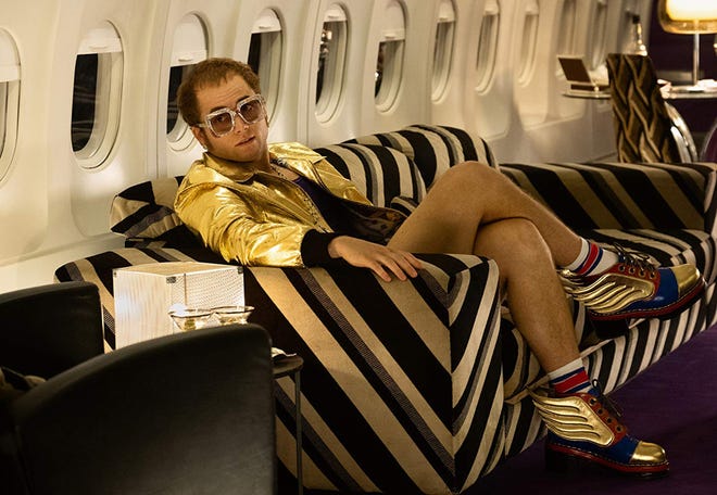 Taron Egerton as Elton John in "Rocketman." [David Appleby/Paramount Pictures/TNS]