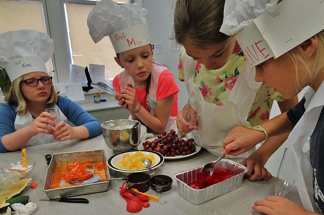 Students take part in a summer camp at the Holland Area Arts Council. [CONTRIBUTED]