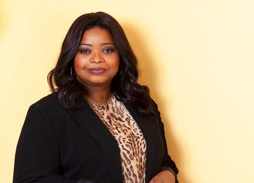 This May 15, 2019 photo shows actress Octavia Spencer poses for a portrait at the Beckett Mansion in Los Angeles to promote her film, "Ma." (Photo by Rebecca Cabage/Invision/AP)