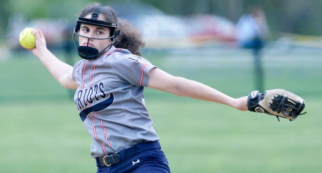 Photo by Jake West/New Jersey Herald — It is expected that Alexia Lacatena will be in the circle for the Patriots against Ramsey in the North 1, Group 2 championship game. Lacatena has fanned 238 batters in 120 innings with just 11 earned runs allowed on 50 hits.