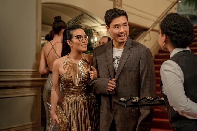 Ali Wong and Randall Park play childhood friends who reunite as adults in "Always Be My Maybe." [Contributed by Ed Araquel/Netflix]