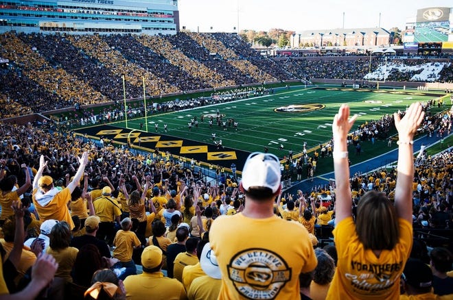 The University of Missouri is one of 14 SEC schools that could soon start serving booze at college sporting events. [COLUMBIA TRIBUNE]