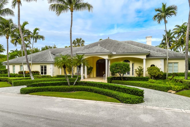 This five-bedroom, Bermuda-style house at 227 Via Tortuga in Phipps Estates has sold for $8.37 million, according to the local multiple listing service. [Photo by Andy Frame, courtesy Sotheby's International Realty]