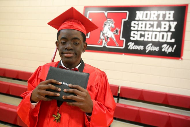 Pol'eite Culbreth graduated North Shelby School in May. [Brittany Randolph / The Star]