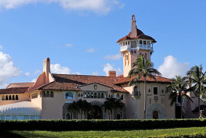 The president has visited Mar-a-Lago 23 times since he took office. The Sheriff’s Office estimates it costs about $60,000 daily in overtime for deputies when Trump visits. [Charles Trainor Jr./Miami Herald file via TNS]