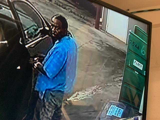 Belmont Police say this man is responsible for a theft last week at a Belmont Mediterranean restaurant. [Belmont Police Department]
