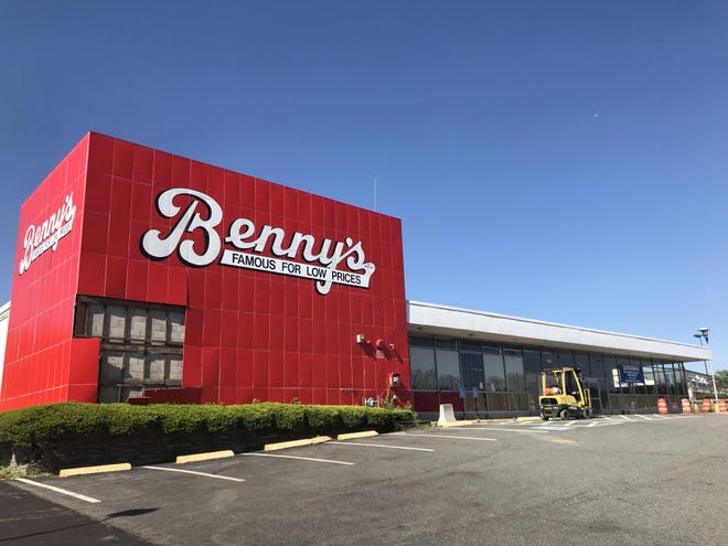 Harbor Freight, expected to move into the old Benny's location on Route 44 this summer, is currently hiring for the Raynham location. (Corlyn Voorhees/The Enterprise)