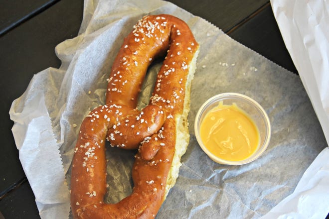 Crofton's Pretzels opened on Oleander Drive selling classic pretzels and specialty ones. [ASHLEY MORRIS/STARNEWS]