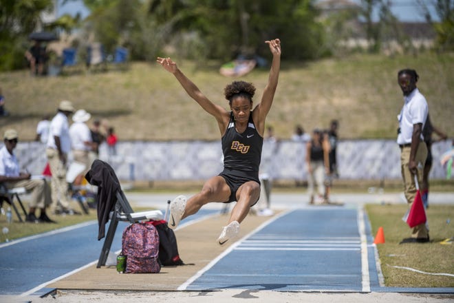 Monae Nichols of Bethune-Cookman finished 18th at the NCAA Outdoor Championships late Thursday night in Austin, Texas. [Photo provided]