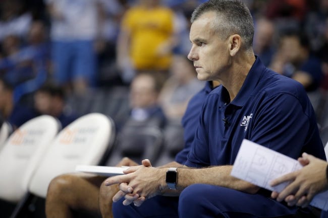 Thunder coach Billy Donovan, who has one year left on his contract, has lost three assistant coaches this offseason. [Sarah Phipps/The Oklahoman]
