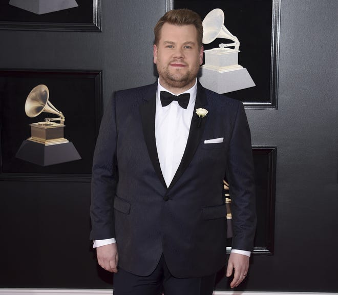 James Corden is hosting the 73rd Annual Tony Awards tonight. [Evan Agostini/Invision/AP]