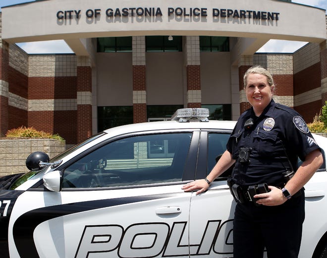 Sgt. Laura Biggerstaff is the Central District community coordinator for the Gastonia Police Department. [JOHN CLARK/THE GASTON GAZETTE]