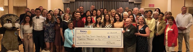 This year marks the Rotary Club of Fall River’s 21st year of providing scholarships to graduating high school seniors. On June 6, 14 students were celebrated and awarded scholarships. [Submitted photo]
