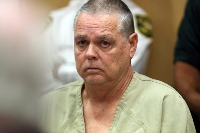 Former Broward Sheriff's Office deputy Scot Peterson appears in the courtroom for a hearing at the Broward County Courthouse in Fort Lauderdale, Fla., Thursday, June 6, 2019. [Amy Beth Bennett/South Florida Sun-Sentinel via AP, Pool]
