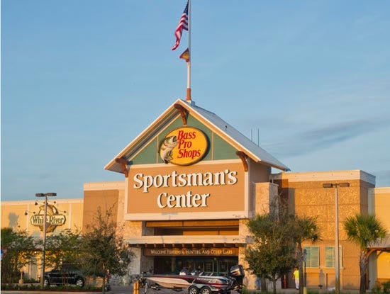 Bass Pro Shops and Bluegreen Vacations settled a marketing dispute. [Photo courtesy Bass Pro Shops.]