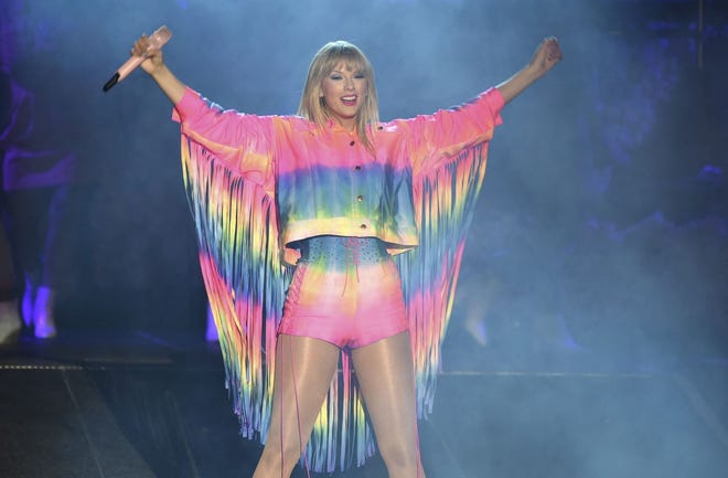 Taylor Swift performs June 1 at Wango Tango in Carson, Calif. [The Associated Press]