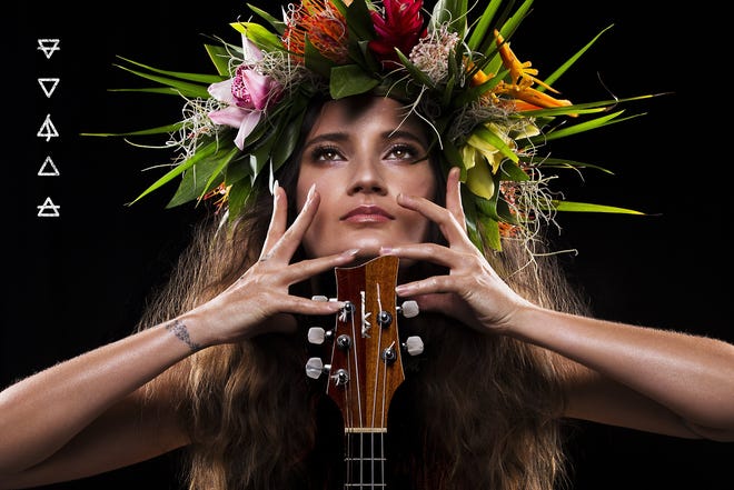 Hawaiian virtuoso ukulele player and songwriter Taimane will perform at 8 p.m. Wednesday at Palm Beach Dramaworks in West Palm Beach. [Photo by Adam Jung. Creative/art direction by Erik Ries]