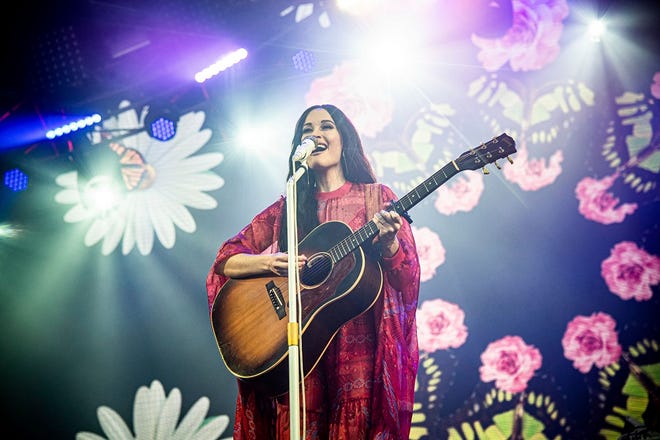 Kacey Musgraves performs at the Bonnaroo Music and Arts Festival on Saturday, June 15, 2019, in Manchester, Tennessee. [Photo by Amy Harris/Invision/AP]