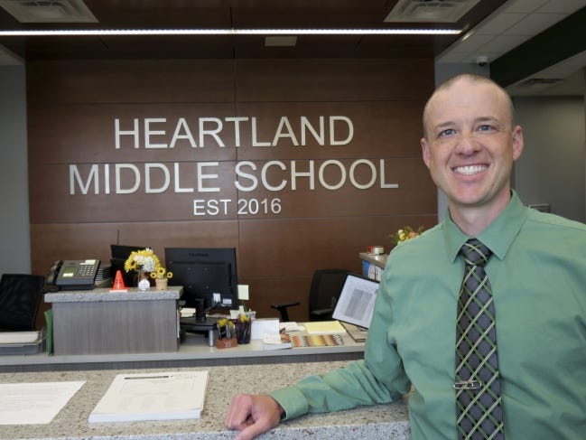 James Keeton has been named principal of Heartland Middle School. [PHOTO PROVIDED]
