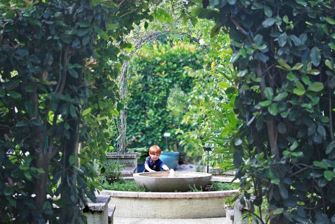 The Garden of Well-Being at Mounts Botanical Garden in West Palm Beach. [Deena Vore/TNS file]