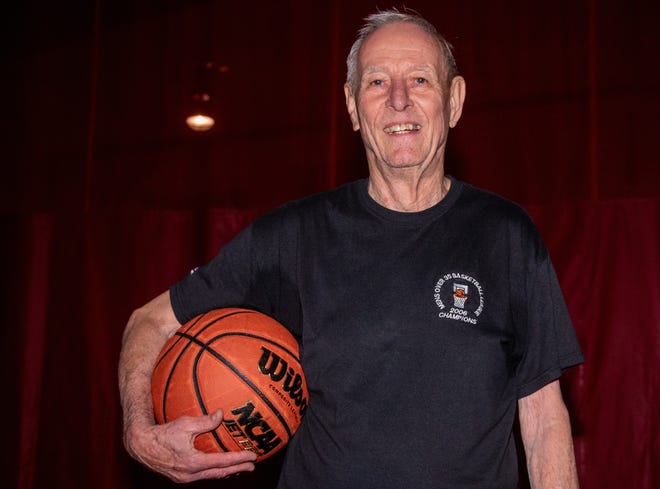 St. Augustine resident John Grexa is one of 19 St. Johns County residents who will compete in the National Senior Games in Albuquerque, New Mexico. Grexa, 83, is playing for a team called "One More Time." [WILL BROWN/THE RECORD]