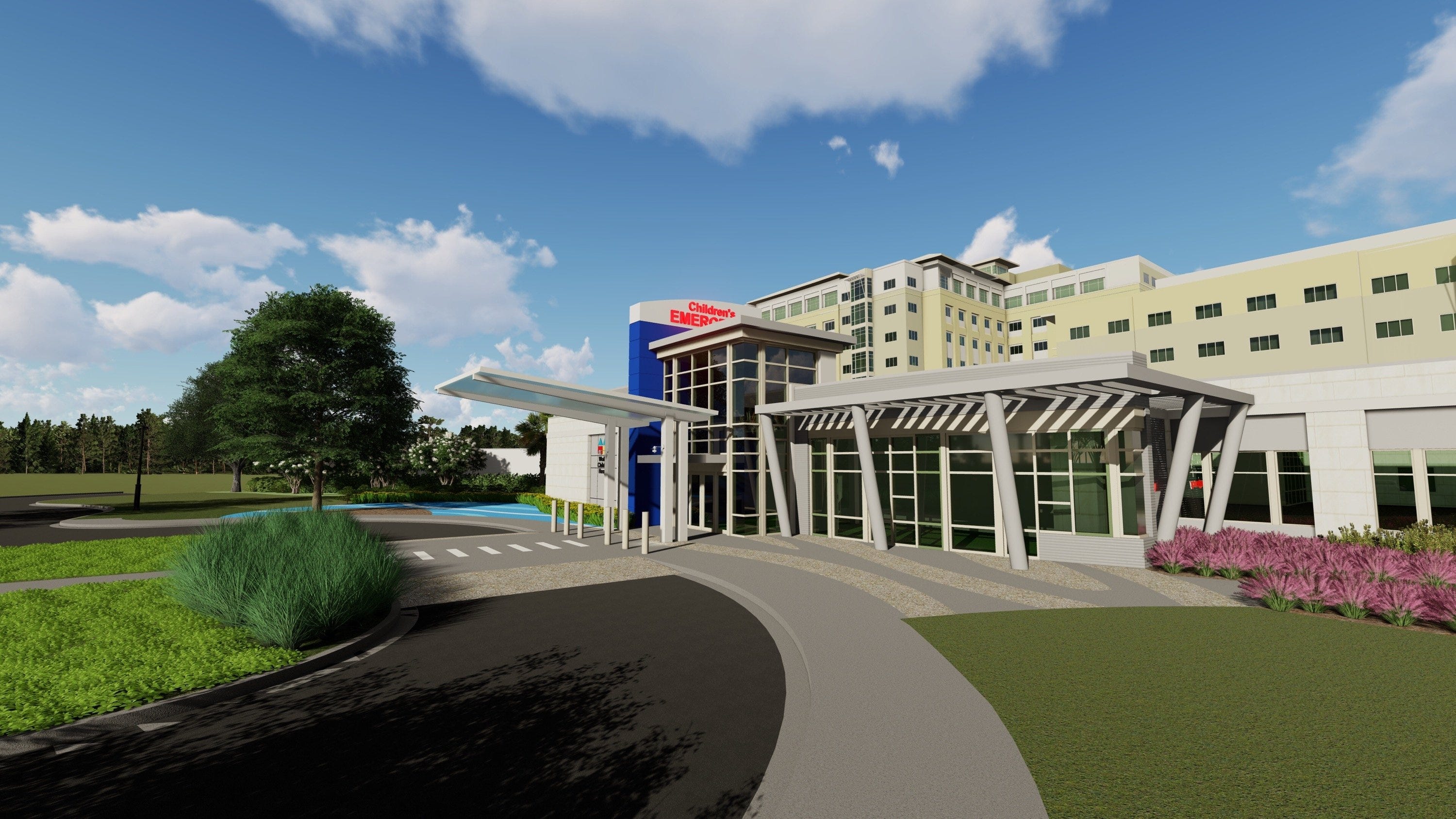 New Wolfson Children's Hospital Emergency Center is childsized