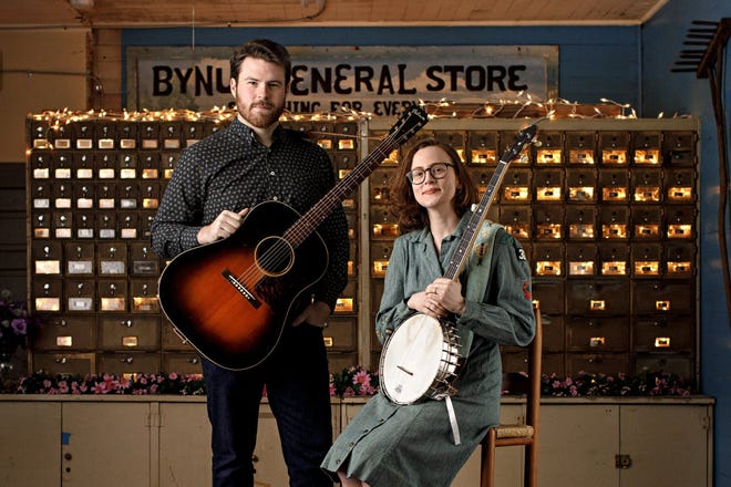 Austin and Sarah McCombie, known as the music duo Chatham Rabbits, perform at 7 p.m. Friday at the Earl Scruggs Center, 103 S. Lafayette St., Shelby. [Alex Boerner/Special to The Star]