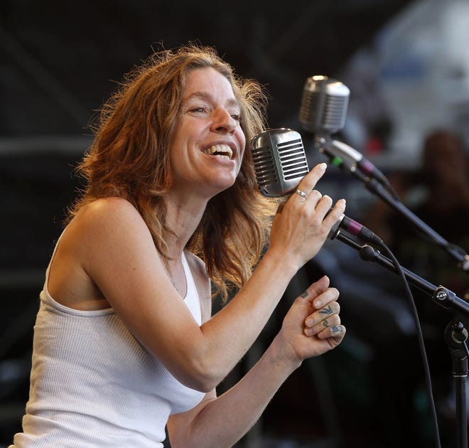 Ani DiFranco's memoir, "No Walls and the Recurring Dream," was released in the spring. [The Associated Press]