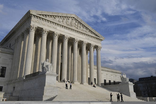 A view of the Supreme Court in Washington, Friday, March 15, 2019. (AP Photo/Susan Walsh)