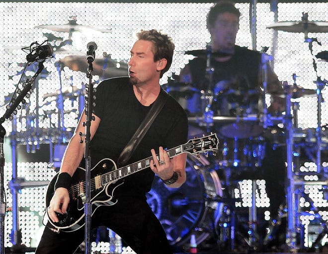 Nickelback performs at the DCU Center in 2012. [T&G File Photo/Steve Lanava]