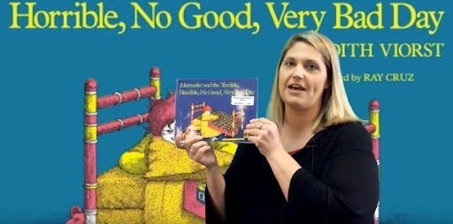 A screenshot from one of Fennville Elementary's videos on YouTube. The school is using the channel to promote literacy at home over the summer. [CONTRIBUTED]
