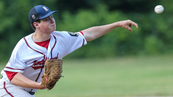Northborough Post 234's Jack Choate hit a game-winning double on Thursday to give Northborough a 4-3 win over North County. [Daily News and Wicked Local Photo/Dan Holmes]
