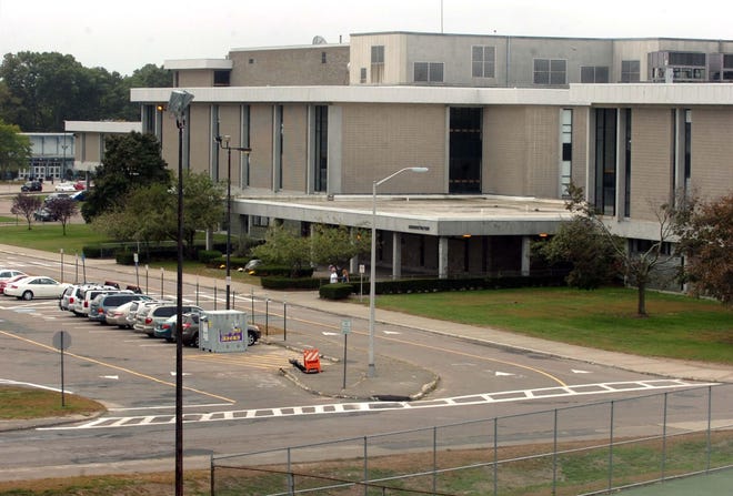 A 2010 file photo shows the exterior of Brockton High School. (Marc Vasconcellos/The Enterprise file photo)