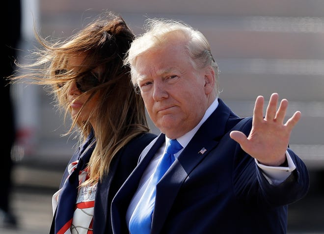 A Vox caller appreciates President Donald Trump's accomplishments but dislikes his behavior. [AP photo/Kirsty Wigglesworth]